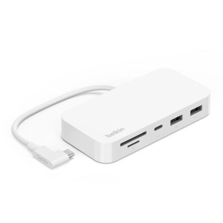 Belkin CONNECT 6-in-1 Multiport Hub - Docking station - USB-C - 1GbE