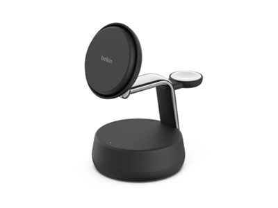 Belkin - Qi2 25W 3 in 1 UltraCharge Pro Magnetic Charging Doc - Lithium - Para Universal