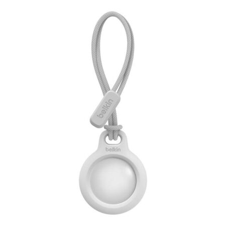 Belkin - Secure holder with strap for anti-loss Bluetooth tag - white - for Apple AirTag
