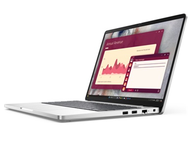 Dell Pro - Notebook - 14" - Intel Core Ultra 5 235U / 4.9 GHz - 16 GB - DDR5 SDRAM - 512 GB SSD - None - Integrated Intel Graphics - Windows 11 Pro - Silver - Spanish - 3-year warranty
