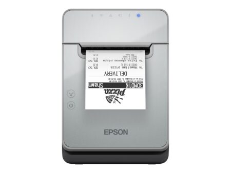 Epson OmniLink TM-L100 - Impresora de recibos - línea térmica - rollo 8 cm - 203 x 203 ppp - hasta 170 mm/segundo - serial USB LAN - cortador - negro Epson