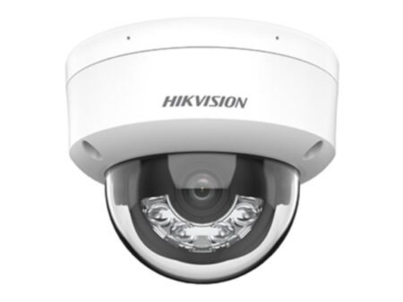 Hikvision 4MP Cámara de red domo fija inteligente con luz - Micrófono incorporado - 4MP - Exterior - H.265+ - Focal fija 2.8mm - 2560 Áƒâ€” 1440 - DWDR - IP67 - IK08