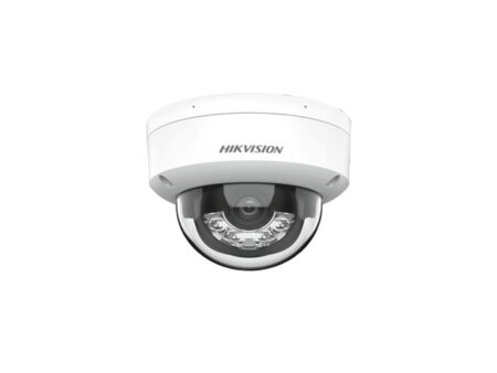 Hikvision 4MP Cámara de red tipo domo fija híbrida inteligente Acusense - Micrófono incorporado - 4MP - Exterior - H.265+ - Focal fija de 28 mm - 2688 Á— 1520 - WDR de 120 dB - IP67