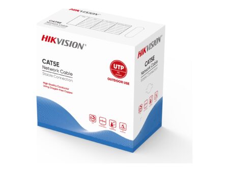 Hikvision - Cable al por mayor - 305 m - 5 mm - UTP - CAT 5e - blanco