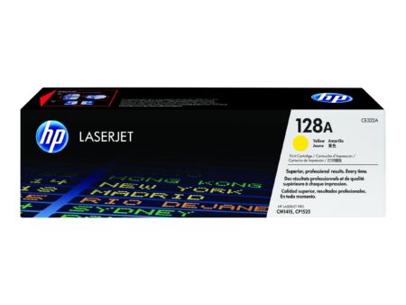 HP 128A - Amarillo - original - LaserJet - cartucho de tóner (CE322A) - para Color LaserJet Pro CP1525n CP1525nw LaserJet Pro CM1415fn CM1415fnw