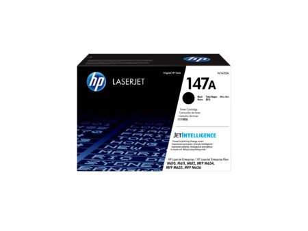 HP 147A - Negro - original - LaserJet - cartucho de tóner (W1470A) - para LaserJet Enterprise MFP M634 LaserJet Enterprise Flow MFP M634 MFP M635 MFP M636