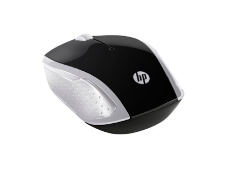 HP 200 - Ratón - diestro y zurdo - óptico - inalámbrico - 2.4 GHz - receptor inalámbrico USB - plata - para Pavilion 24 27 590 595 TP01