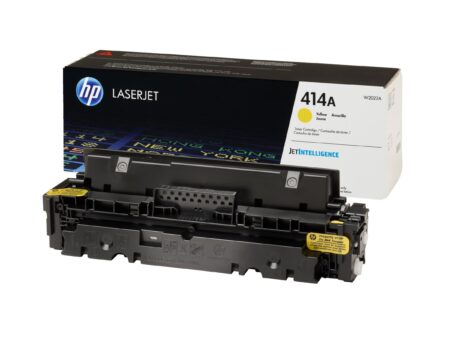 HP 414A - Amarillo - original - LaserJet - cartucho de tóner (W2022A) - para Color LaserJet Enterprise M455 MFP M480 Color LaserJet Pro M454 M479 MFP M479