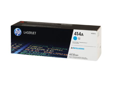 HP 414A - Cián - original - LaserJet - cartucho de tóner (W2021A) - para Color LaserJet Enterprise M455 MFP M480 Color LaserJet Pro M454 M479 MFP M479
