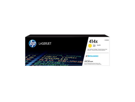 HP 414X - Alto rendimiento - amarillo - original - LaserJet - cartucho de tóner (W2022X) - para Color LaserJet Enterprise M455 MFP M480 Color LaserJet Pro M454 M479 MFP M479