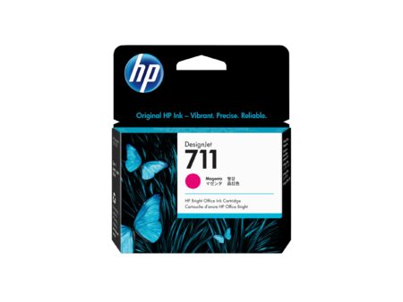 HP 711 - 29 ml - magenta - original - DesignJet - cartucho de tinta - para DesignJet T100 T120 T120 ePrinter T125 T130 T520 T520 ePrinter T525 T530
