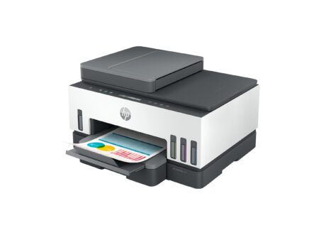 HP Smart Tank 750 All-in-One - Impresora multifunción - color - chorro de tinta - rellenable - Letter A (216 x 279 mm)/A4 (210 x 297 mm) (original) - A4/Legal (material) - hasta 13 ppm (copiando) - hasta 15 ppm (impresión) - 250 hojas - USB 2.0 LAN Wi-Fi(n) Bluetooth