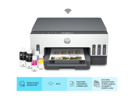 Impresora HP Smart Tank 720 Multifuncional Inalámbrica con WiFi