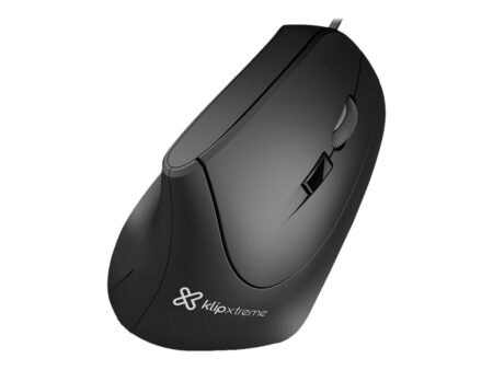 Klip Xtreme Krown KMO-506 - Ratón vertical - ergonómico - diestro - óptico - 6 botones - cableado - USB