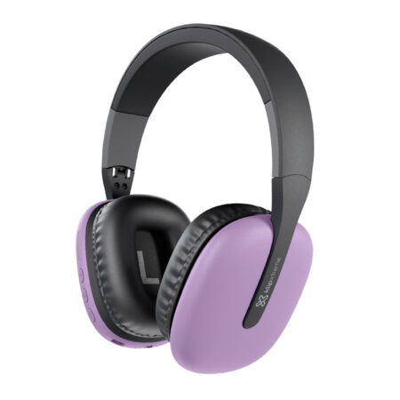 Klip Xtreme - KWH-010PR - Headphones - For Home audio / For Portable electronics / For Professional audio / For Cellular phone - Wireless - 25Hrs - Purple - BT