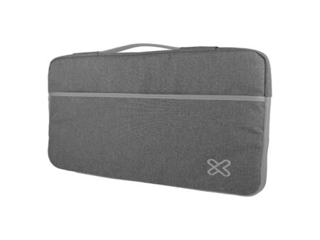Klip Xtreme - Notebook sleeve - 14.1" - Polyester - Aluminum silver - KNS-425SV