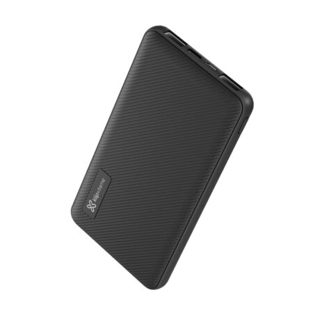 Klip Xtreme - Power bank - 24 pin USB-C / 5 pin Micro-USB Type B - 24 pin USB-C / 2 x 4 pin USB Type A - Lithium polymer - Para Smartphones - 10.000 mAh.