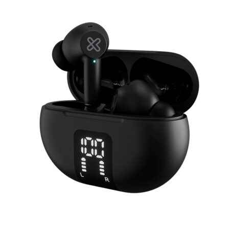 Klip Xtreme - True wireless earphones - For Phone / For Portable electronics / For Tablet - Wireless - 22Hrs ANC Black