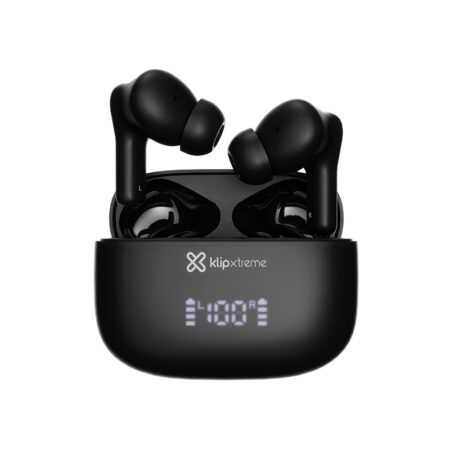 Klip Xtreme - True wireless earphones - For Phone / For Portable electronics / For Tablet - Wireless - 26Hrs Hybdrid ANC Black