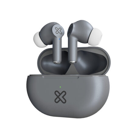 Klip Xtreme - True wireless earphones - For Phone / For Portable electronics / For Tablet - Wireless - 17Hrs IPX Gray
