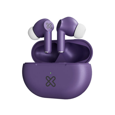 Klip Xtreme - True wireless earphones - For Phone / For Portable electronics / For Tablet - Wireless - 17Hrs IPX Purple
