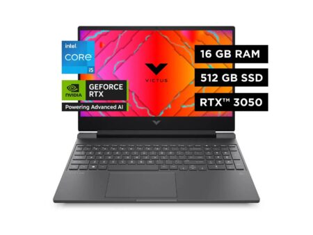 Laptop HP Victus Gaming 15-fa2014la de 15.6" FHD, Core I5 13420H, 16GB RAM, 512GB SSD, RTX 3050 6GB