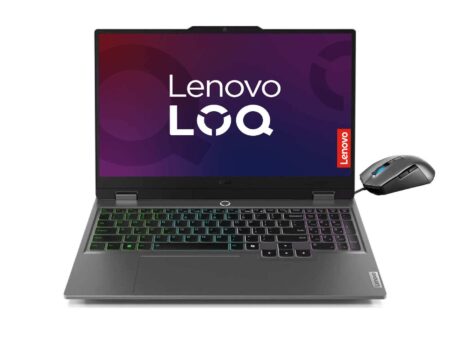 Laptop Lenovo LOQ 15ARP9 15.6" FHD procesador AMD Ryzen 5 7235HS, 16GB RAM, 512GB SSD, RTX3050 6GB
