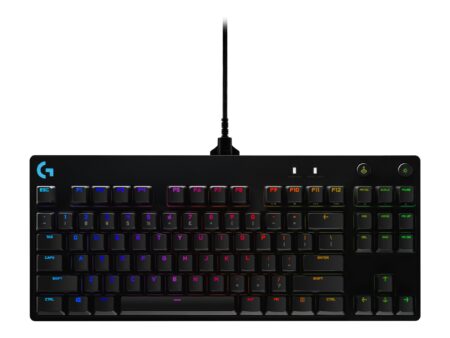 Logitech G Pro Mechanical Gaming Keyboard - Teclado - retroiluminación - USB - interruptor: GX Blue Clicky - negro