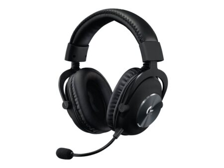 Logitech G Pro X with Blue VO!CE Technology - Auricular - tamaño completo - cableado - conector de 35 mm - aislamiento de ruido - negro