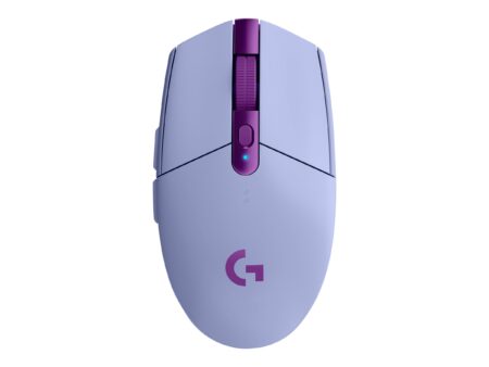 Logitech G305 Lightspeed - Ratón - óptico - 6 botones - inalámbrico - 2.4 GHz - receptor inalámbrico USB - lila