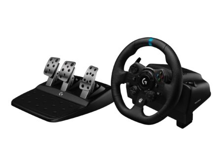 Logitech G923 - Juego de volante y pedales - cableado - para PC Microsoft Xbox One Microsoft Xbox Series S Microsoft Xbox Series X