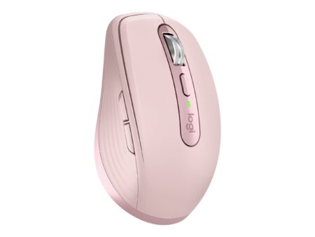 Logitech MX Anywhere 3S - Ratón - óptico - 6 botones - inalámbrico - Bluetooth - receptor de USB Logitech Logi Bolt - rosa