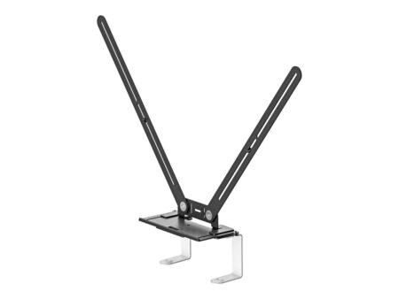 Logitech TV Mount For Video Bars - Montura para cámara - montaje debajo de pantalla montable encima del monitor - para Logitech Rally Bar All-In-One Video Bar for Midsize Rooms Room Solution Large