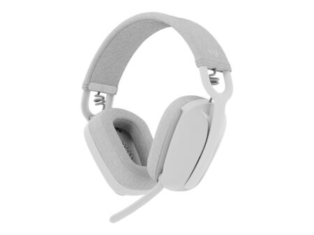 Logitech Zone Vibe 100 - Auricular - tamaño completo - Bluetooth - inalámbrico - blanco hueso