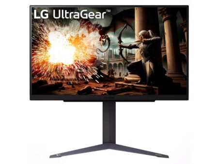 Monitor LG Gamer UltraGear, 27GS75Q-B, 27" QHD, IPS, 1ms, 180Hz, AMD FreeSync