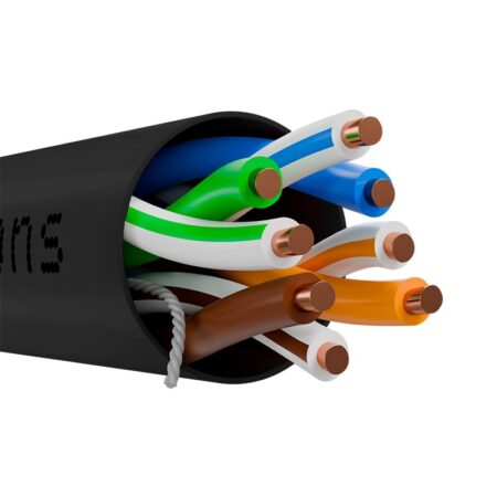 Nexxt Essential Cat5e UTP Cable 4P CMX Outdoor 305m Black