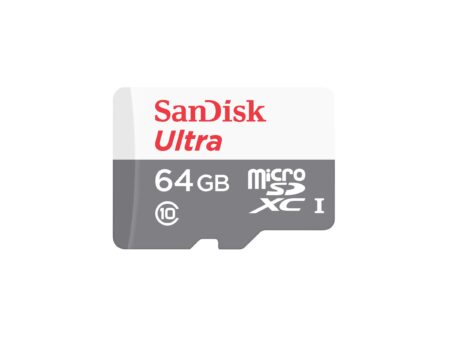 SanDisk Tarjeta de Memoria 64GB MIcroSDXC ULTRA w/adap USH-1