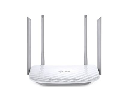 TP-LINK Archer C50 - Wireless router - 4-port switch - 802.11a/b/g/n/ac - doble banda AC1200 - Velocidad 300 Mbps a 2.4 GHz + 867 Mbps a 5 GHz - 4Áƒâ€” Antenas 1Áƒâ€” Puerto WAN 10/100M + 4Áƒâ€” Puertos LAN 10/100M- Aplicación Tether - WPA3