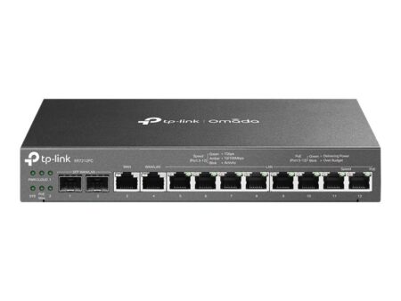 TP-LINK ER7212PC V1 - Router conmutador de 8 puertos - 1GbE - Puertos WAN: 4 - montaje en pared