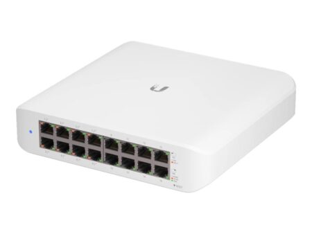 Ubiquiti UniFi Switch Lite USW-Lite-16-POE - Conmutador - Gestionado - 16 x 10/100/1000 (8 PoE+) - sobremesa montaje en pared - PoE+ (45 W)
