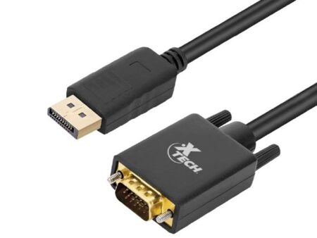 Xtech - DisplayPort / VGA Cable - Black - XTC-377