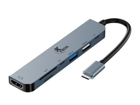 Xtech - Hub - 7 puertos - USB-CÂ® 7-in-1 XTC-571