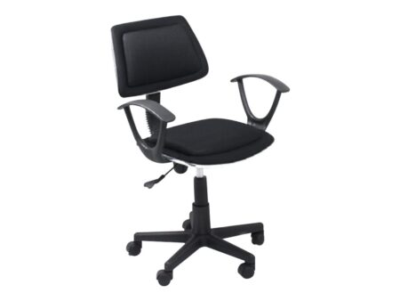 Xtech Roma - Silla - secretario - reposabrazos - inclinación - giratorio - plástico metal espuma contrachapado tejido - negro