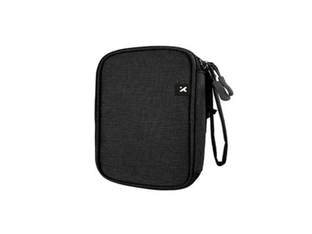 Xtech - Travel Tech organizer case - Durable polyester / 100% polyester - All black - Double-Compartment XTB-060