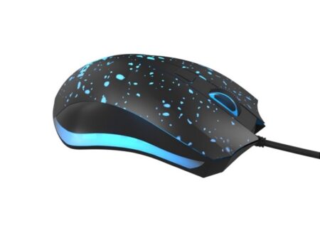 Xtech - XTM-411 - Mouse - USB - Wired - Black - Gaming 3600dpi